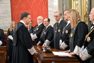 Julio Cano Antón ante la Sala de Gobierno del Tribunal Supremo